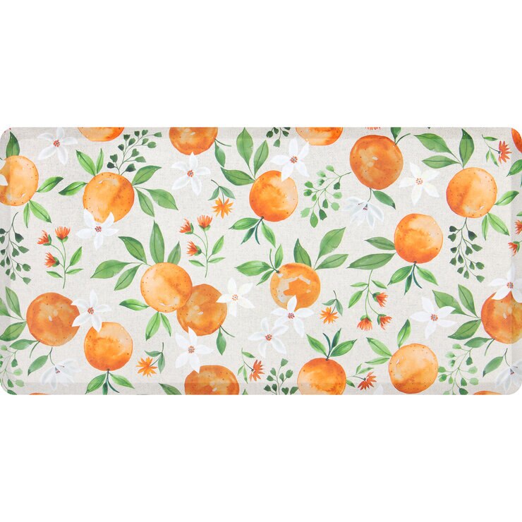ソフトステップキッチンマット 50cm x 99cm オレンジ ソフトステップキッチンマット 50cm x 99cm オレンジ