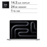 Apple/MacBook Pro 14インチ 14コアCPU/20コアGPU/Apple M4 Proチップ/24GB/1TB SSD