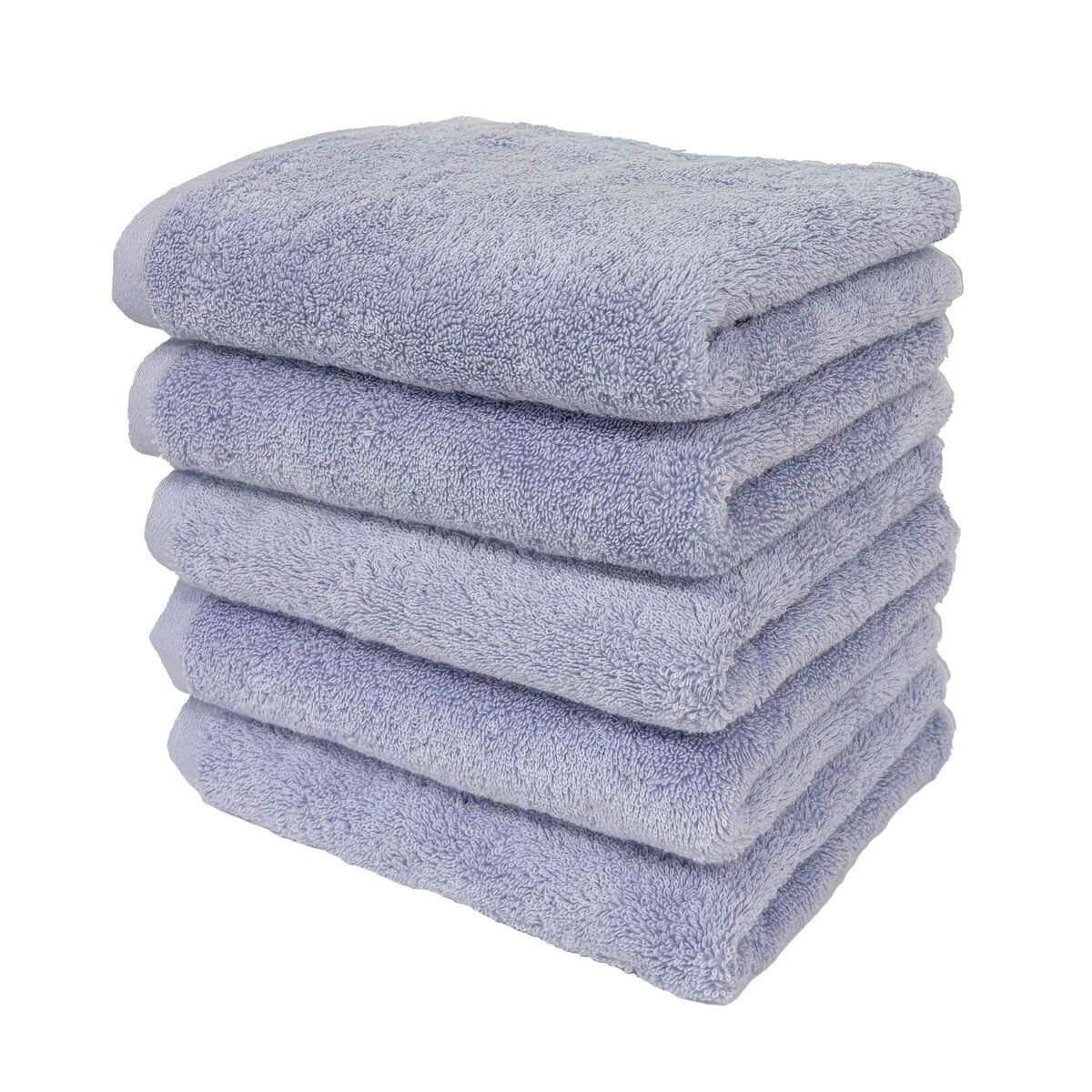 ふんわりボリュームフェイスタオル 5枚セット