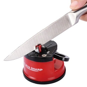 KLEVA クレバーシャープ (レッド) ナイフシャープナー
