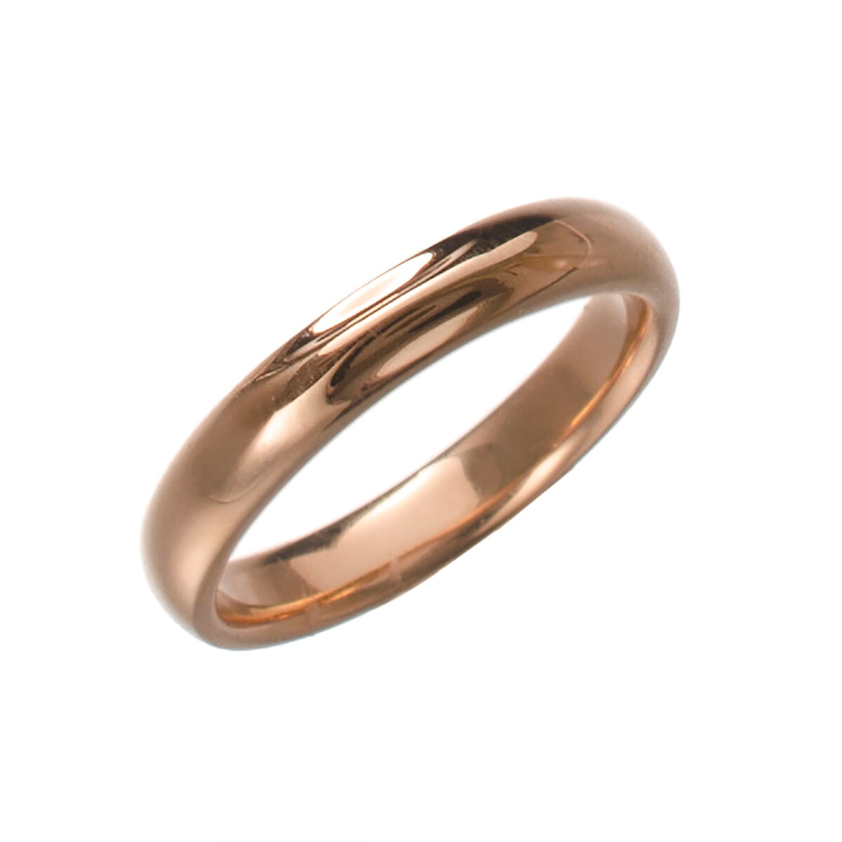 18K ピンクゴールド マリッジリング ハーモニー 3mm 幅 日本サイズ：9号 刻印なし