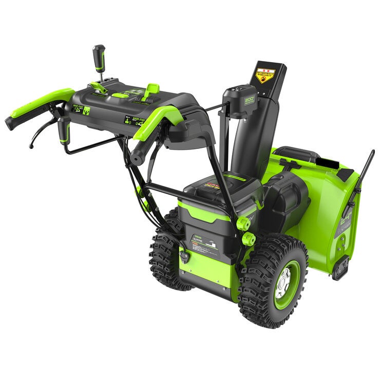 Greenworks 充電式除雪機 除雪幅61cm 80V 4Ah 充電池3個 + 充電器 2個付属 Greenworks 充電式除雪機 除雪幅61cm 80V 4Ah 充電池3個 + 充電器 2個付属