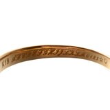 18K イエローゴールド マリッジリング エテルニテ 3mm 幅 日本サイズ : 14号 刻印あり