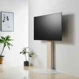 朝日木材加工 テレビスタンド WS-B840-NA ナチュラル木目&ホワイト