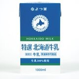 よつ葉北海道特選牛乳ロングライフ1000ml x 12本