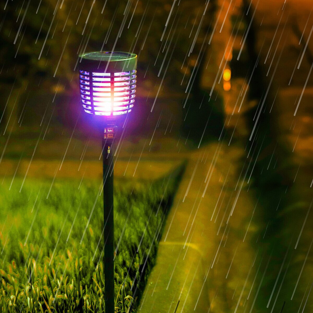 Techko ソーラー式 電撃殺虫器