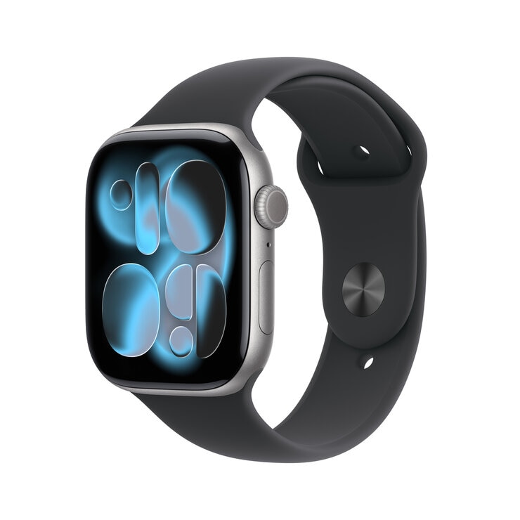 Apple Watch S11 GPS 46mmスペースグレイアルミニウムケース