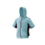 アイリスオーヤマ メンズ クールウェア スポーツセット ブルー XL バッテリー付属