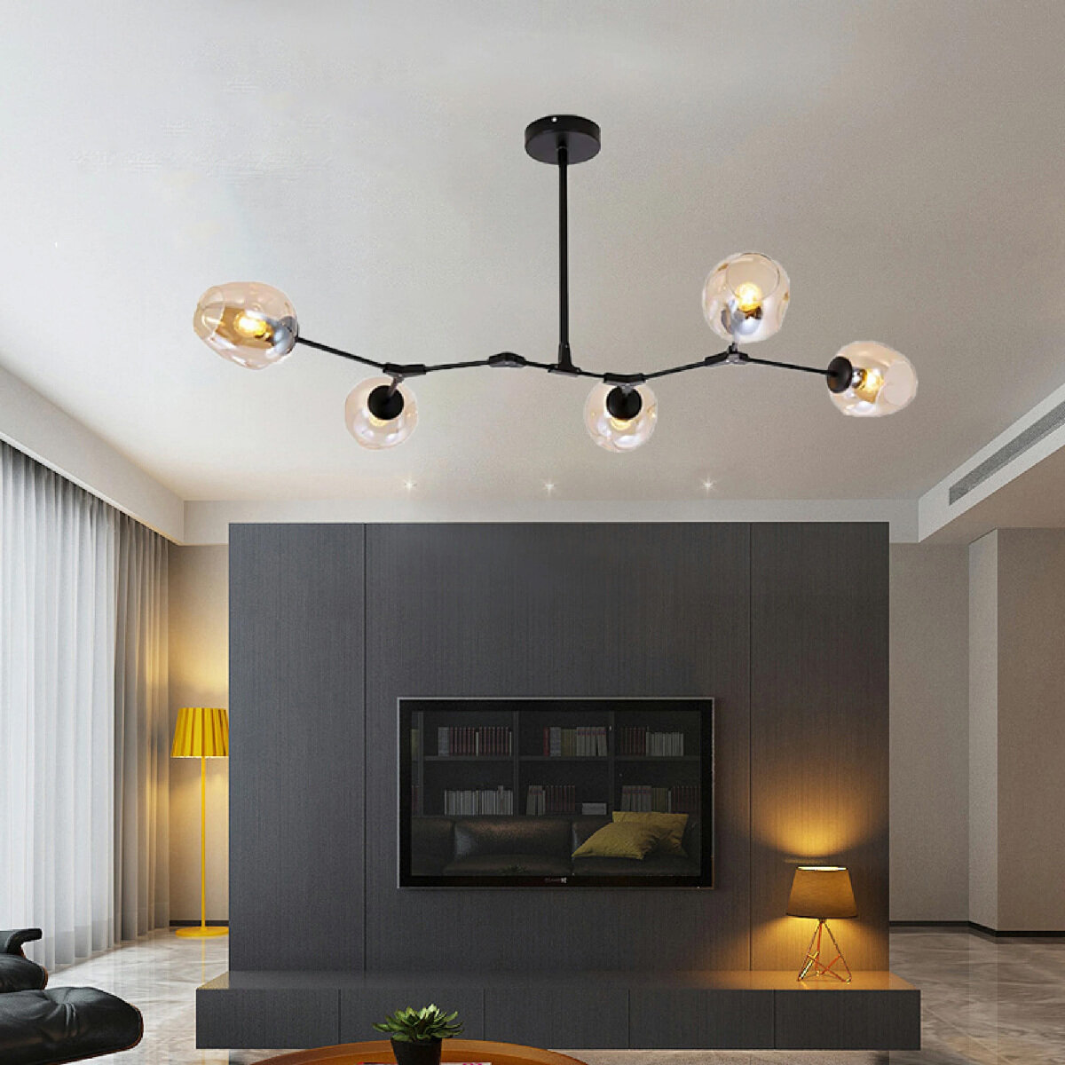 7Life モレキュラー型 シャンデリアライト JY-FZ 無光源