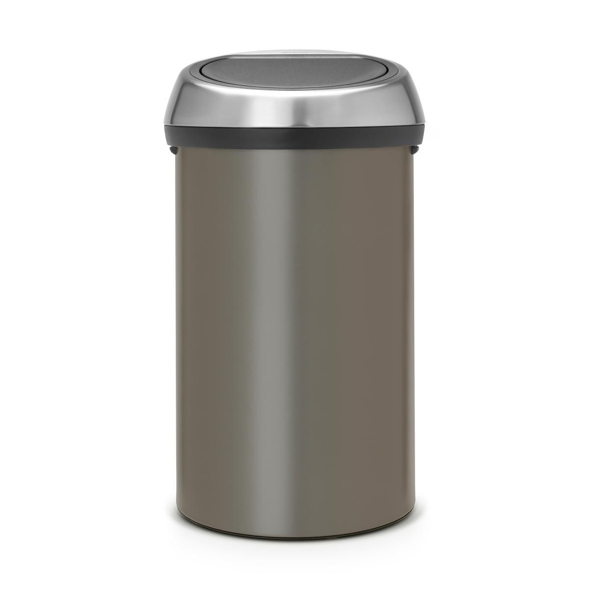 ブラバンシア タッチビン 60L  タッチ式ごみ箱 プラチナム  402463