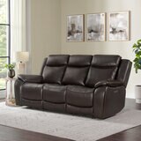 Gilman Creek Furniture 電動 革製 リクライニングソファ