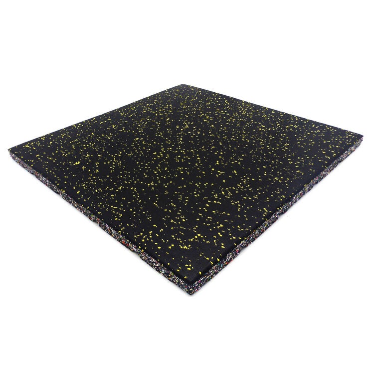 セルデス New ゴムチップマット 25ミリ厚 50cm x 50cm 8枚セット イエローミックス(JL-02) セルデス New ゴムチップマット 25ミリ厚 50cm x 50cm 8枚セット イエローミックス(JL-02)