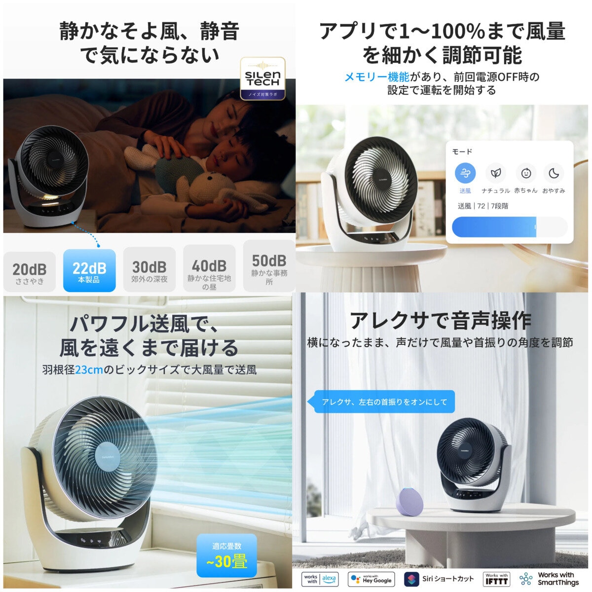 スイッチボット DCスマートサーキュレーター Lite コード式モデル W3800511