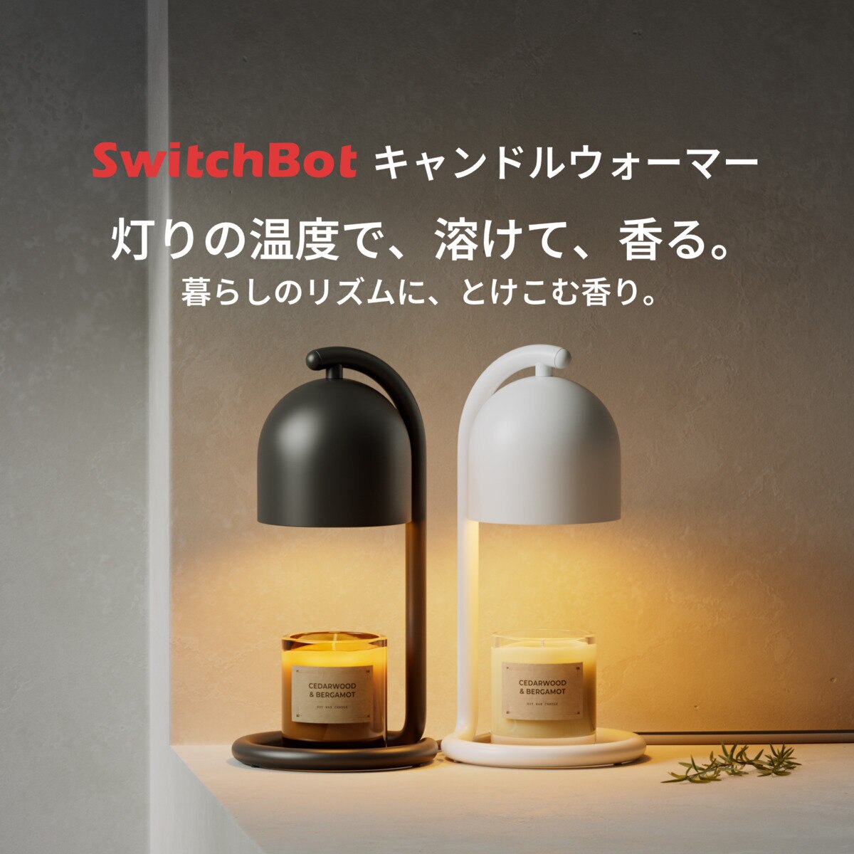 Switchbot キャンドルウォーマー ギフトボックス入り ブラック