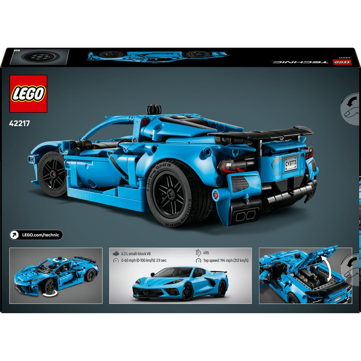 レゴ シボレーコルベットスティングレー ブルー