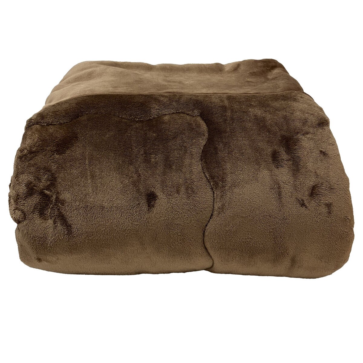 昭和西川 フランネルボア掛け布団 150cm x 200cm ブラウン | Costco Japan