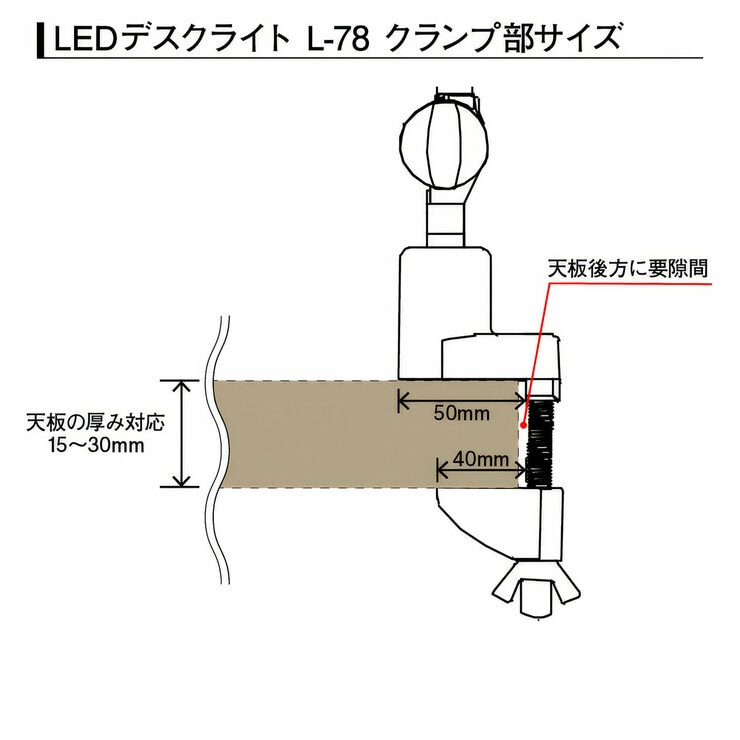 イトーキ LEDデスクライト