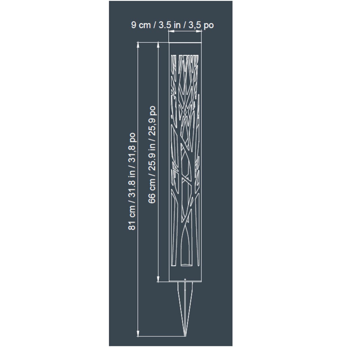 LED ソーラーライト 2本セット SL-1113JP
