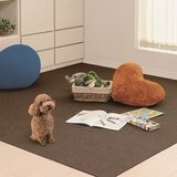 LEC（レック）吸着タイルマット 45ｘ45ｃｍ 16枚入り　ブラウン