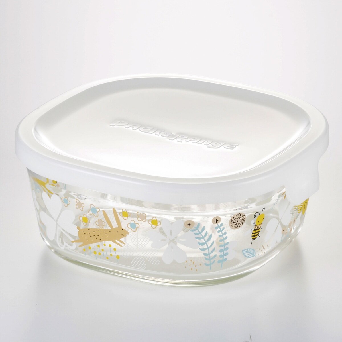 イワキ ニューパック & レンジ シンジカトウシリーズ 450ml 2点セット 北欧の庭