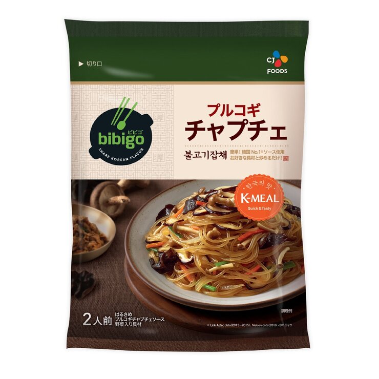 Bibigo プルコギ チャプチェ 2人前x6パック Bibigo プルコギ チャプチェ 2人前x6パック
