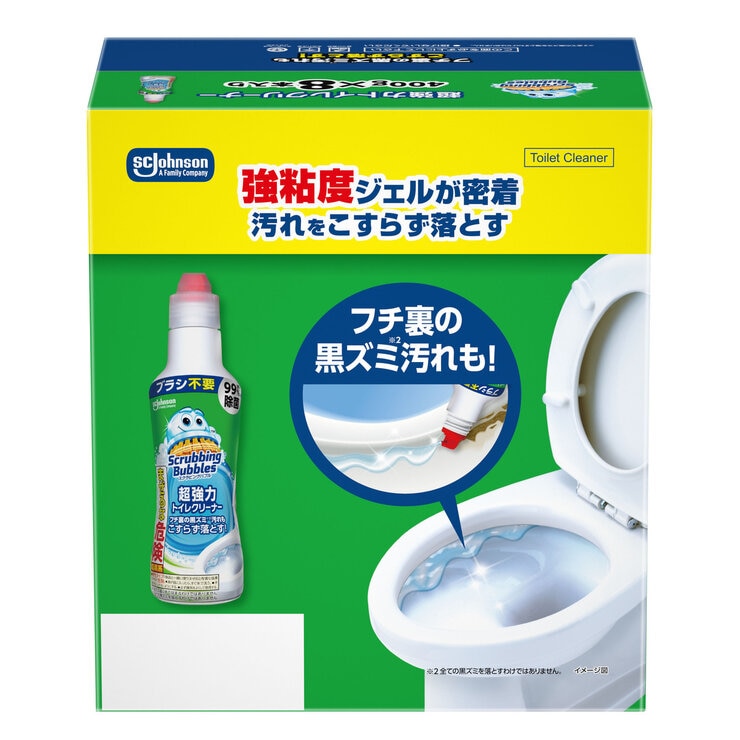 スクラビングバブル 超強力トイレクリーナー 400g x 8本