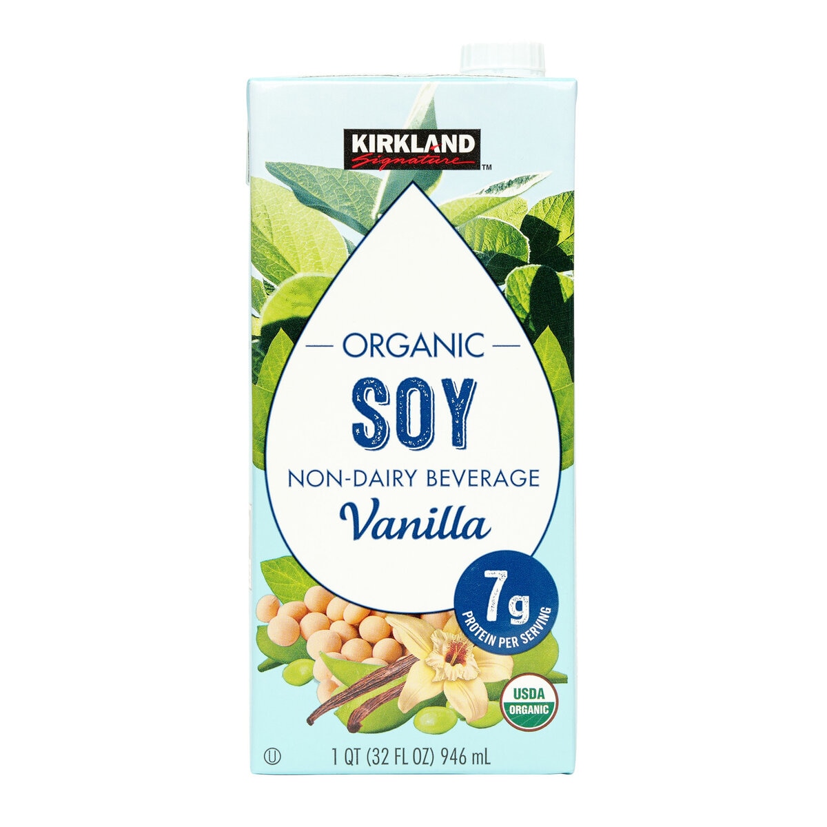カークランドシグネチャー 有機豆乳 バニラ味 946ml x 12パック