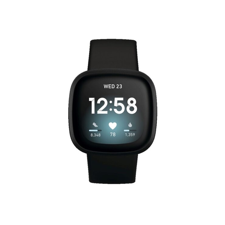 fitbit Versa 3 健康管理スマートウォッチ FB511BKBK-FRCJK ブラック/ブラックアルミニウム fitbit Versa 3 健康管理スマートウォッチ FB511BKBK-FRCJK ブラック/ブラックアルミニウム