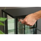 レグラス コレクションケース スタンド 4段 ミラータイプ ブラック