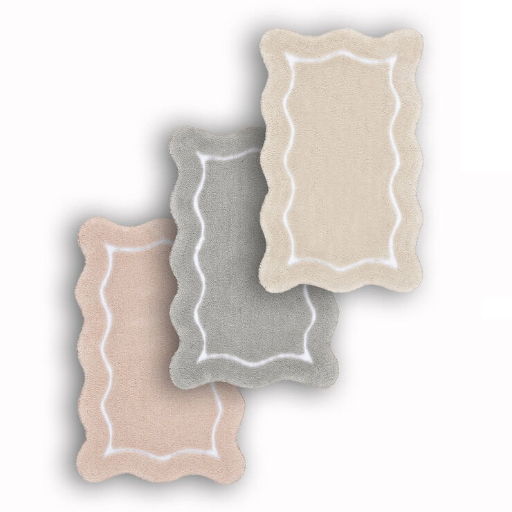 RIVIERA HOME マイクロファイバー バスマット 53cm x 86cm