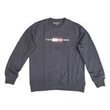 トミーヒルフィガー メンズ スウェットシャツ ネイビー M