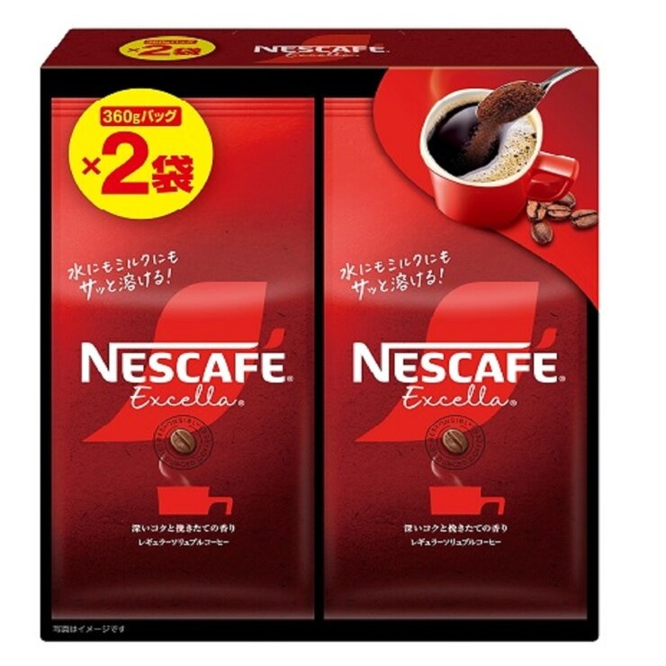 【ティアレ 様】専用・（赤/360g×2袋）【フォロー割特価】 ネスカフェエクセラ袋 360GX2 | Costco Japan