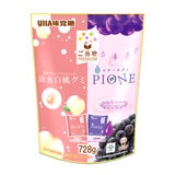 UHA味覚糖 ご当地PREMIUMグミ 清水白桃 & 山梨ピオーネ 28g x 26 袋