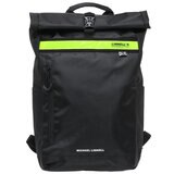 マイケルリンネル ロールトップバックパック ML-035 ブラック/イエロー