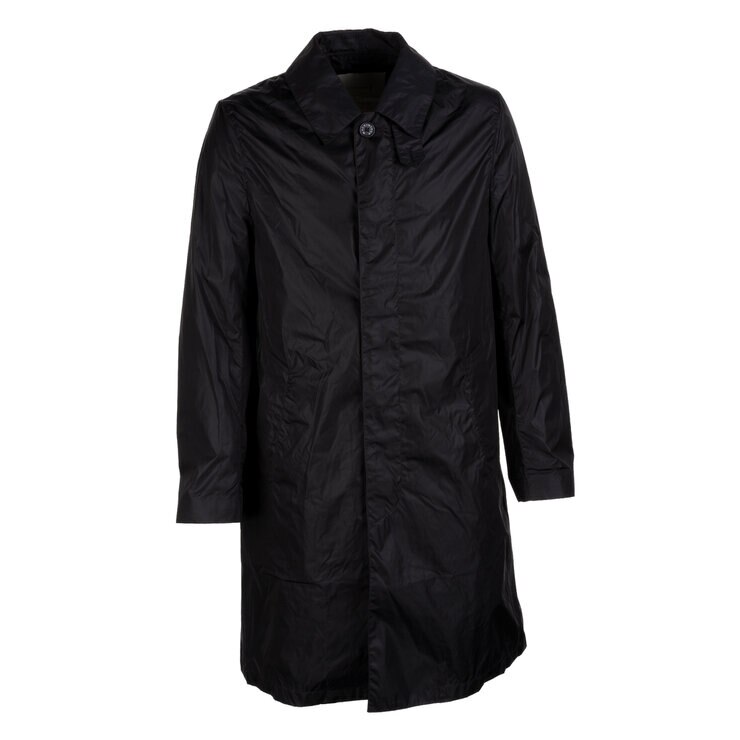 マッキントッシュ メンズ シングルブレステッドコート ナイロン ブラック 44(XXL)