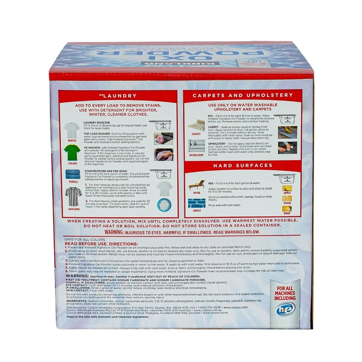 カークランドシグネチャー オキシパウダー 4.99kg 328回分