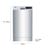 beko 45cm幅 ビルトイン食器洗い機 DUS28121X