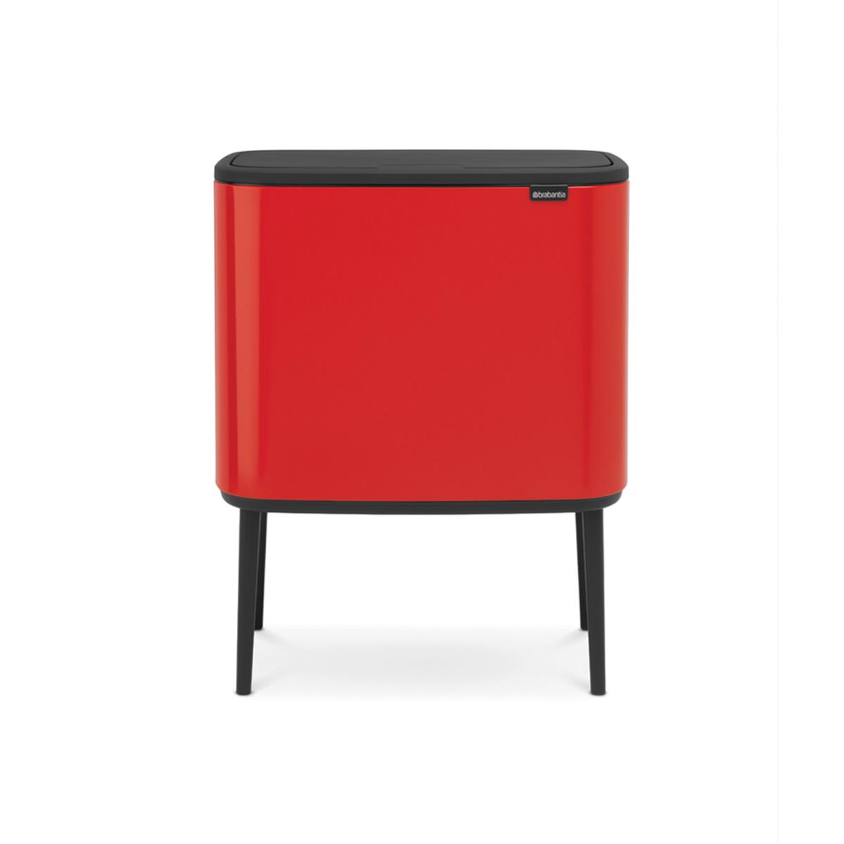 ブラバンシア Boタッチビン 36L   タッチ式ごみ箱(脚つき)  パッションレッド  315749