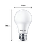 フィリップス LED電球 60W相当 E26 2個入り 広配光タイプ 昼光色