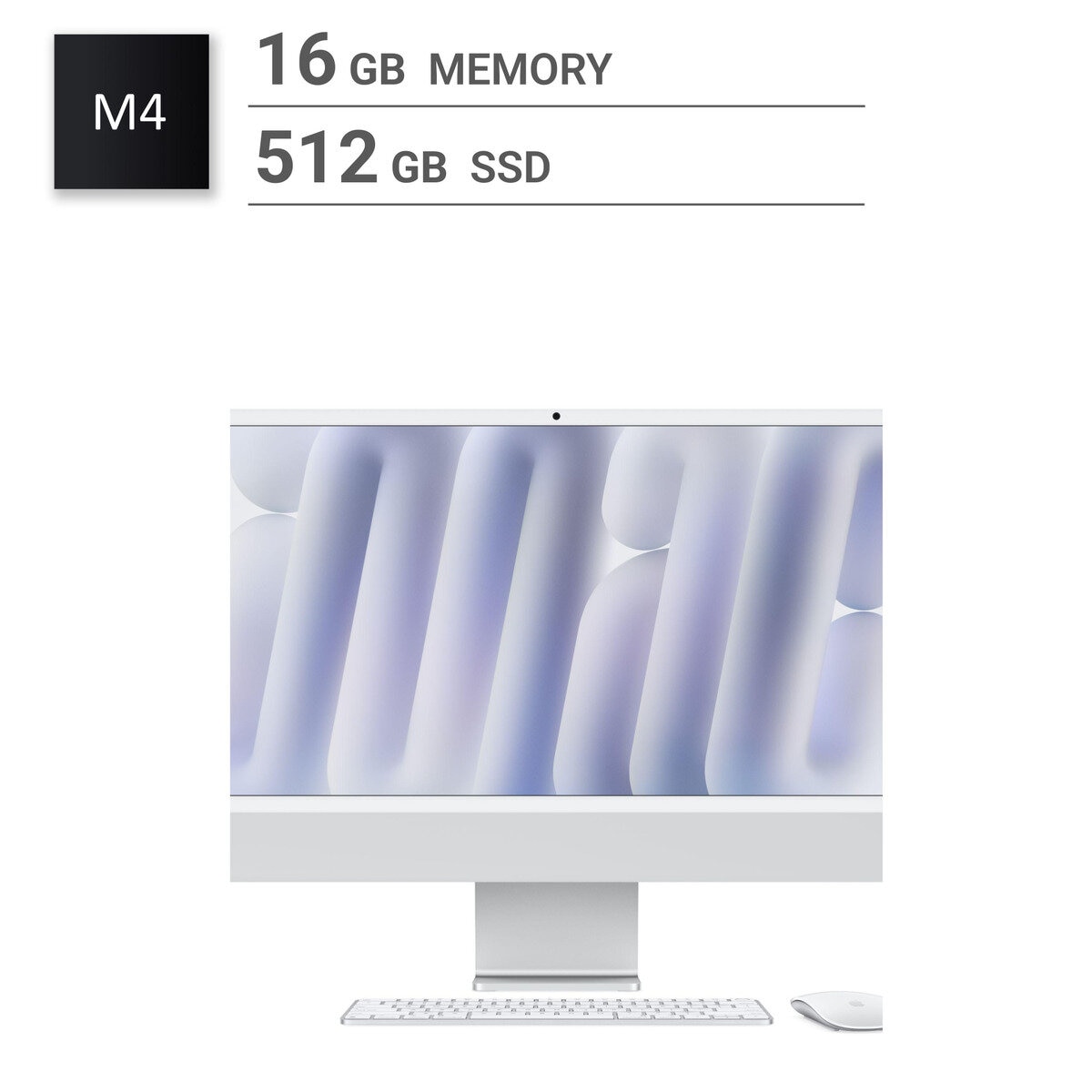 Apple/iMac 24インチ 10コアCPU/10コアGPU/Apple M4チップ/16GB/512GB SSD