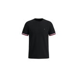 トミーヒルフィガー メンズ 半袖 Tシャツ ブラック M