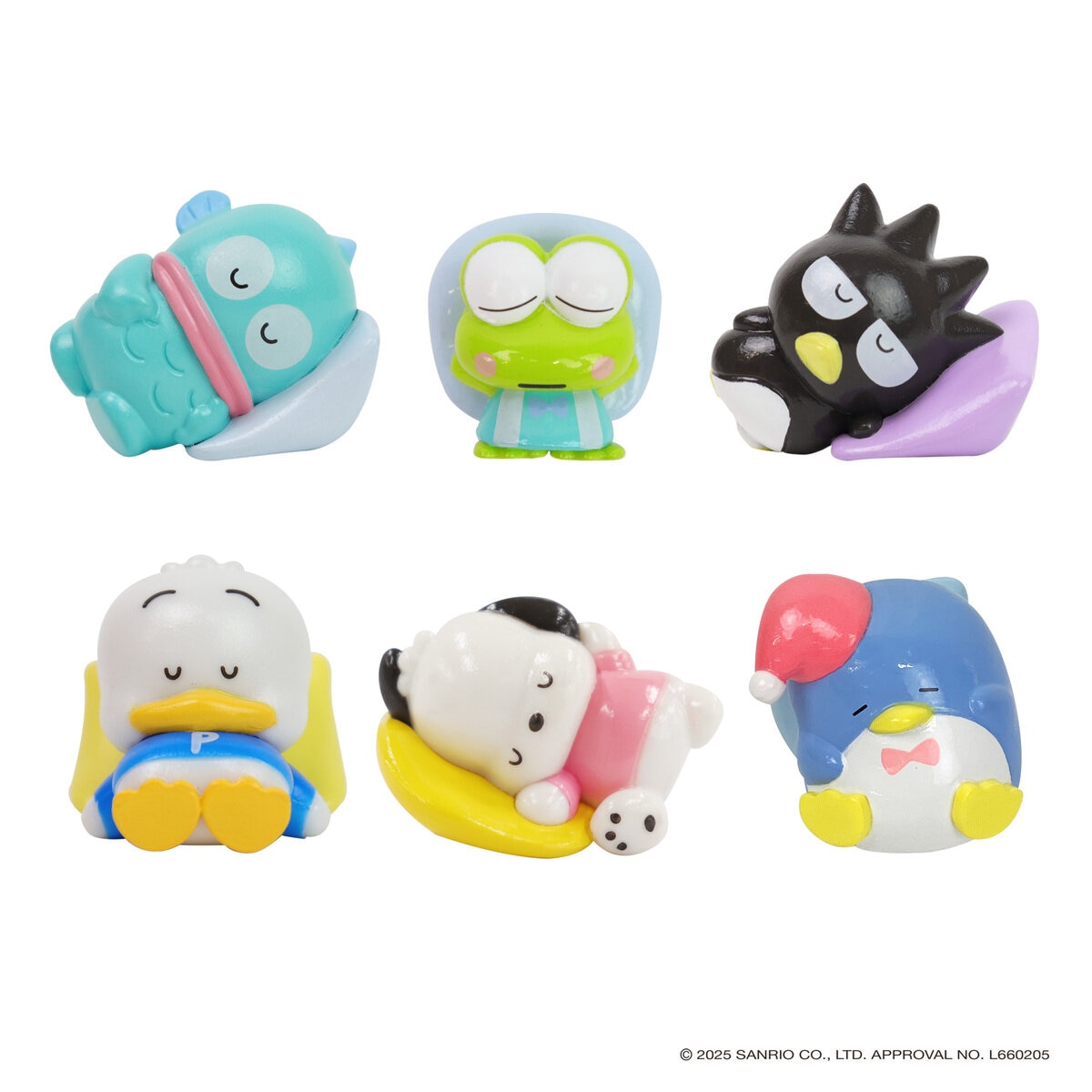 はぴだんぶいねむねむバスボール コンプリートセット 6個