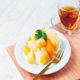 ピーチヨーグルトスクープケーキ