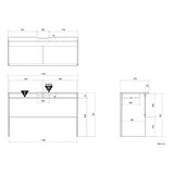 モルタル調デスク　CRM-7012DE