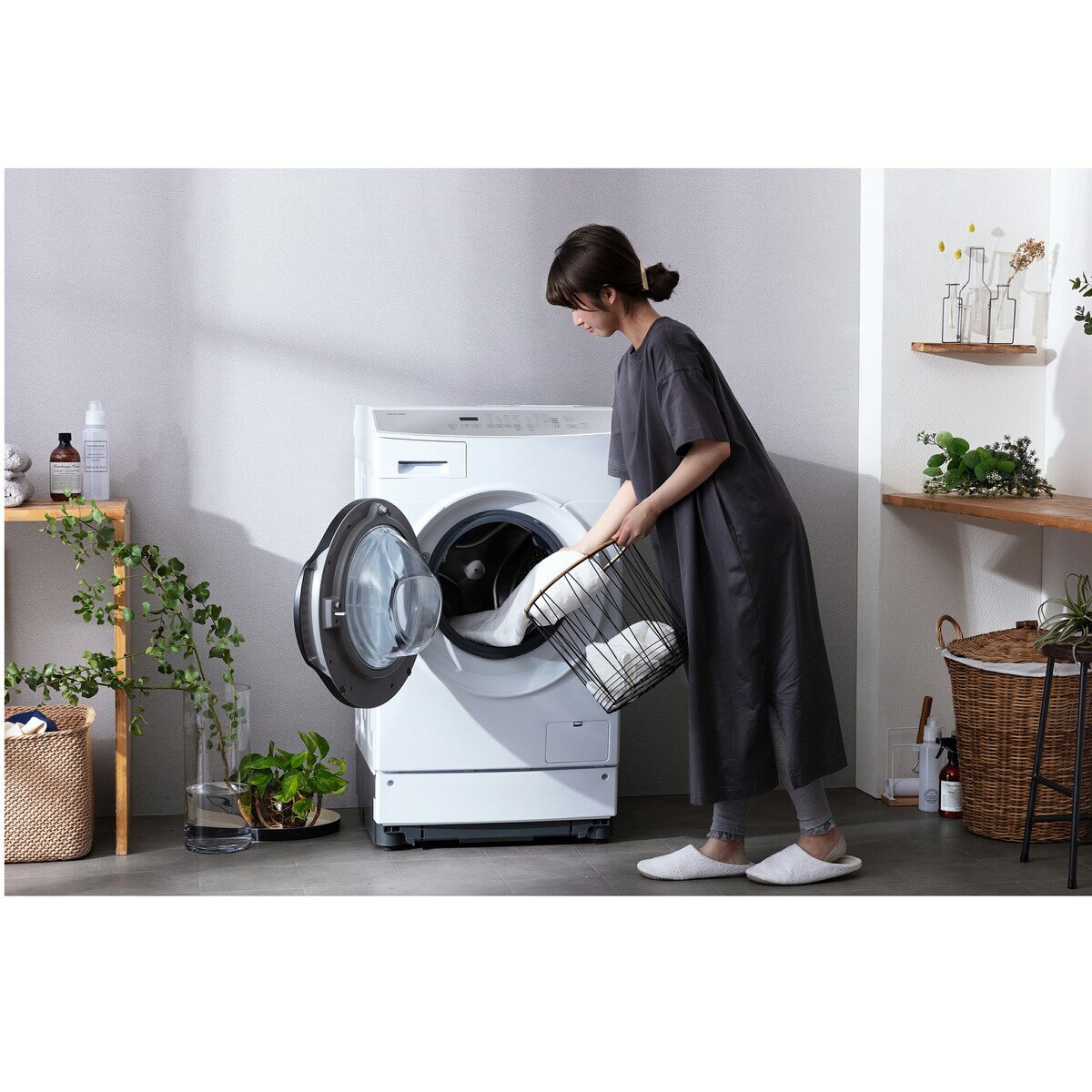 グランドセール 洗濯機 ドラム式 8kg 設置無料 アイリスオーヤマ ドラム式洗濯機 ドラム式洗濯機乾燥機 一人暮らし 新生活 FLK832 代引き不可
