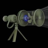 カメリオン ライト付キャンプ ファン 3段階調節