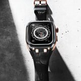 HUMBLE RICH Apple Watch Case 7/8/9対応 41mm レザー ブラック WBB0289-009
