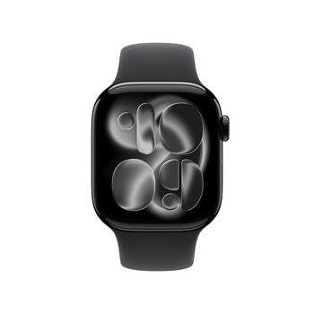 Apple Watch S11 Cellular 42mmジェットブラックアルミニウムケース