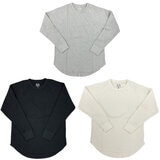 フルーツ オブ ザ ルーム レディース ワッフル 長袖 Tシャツ
