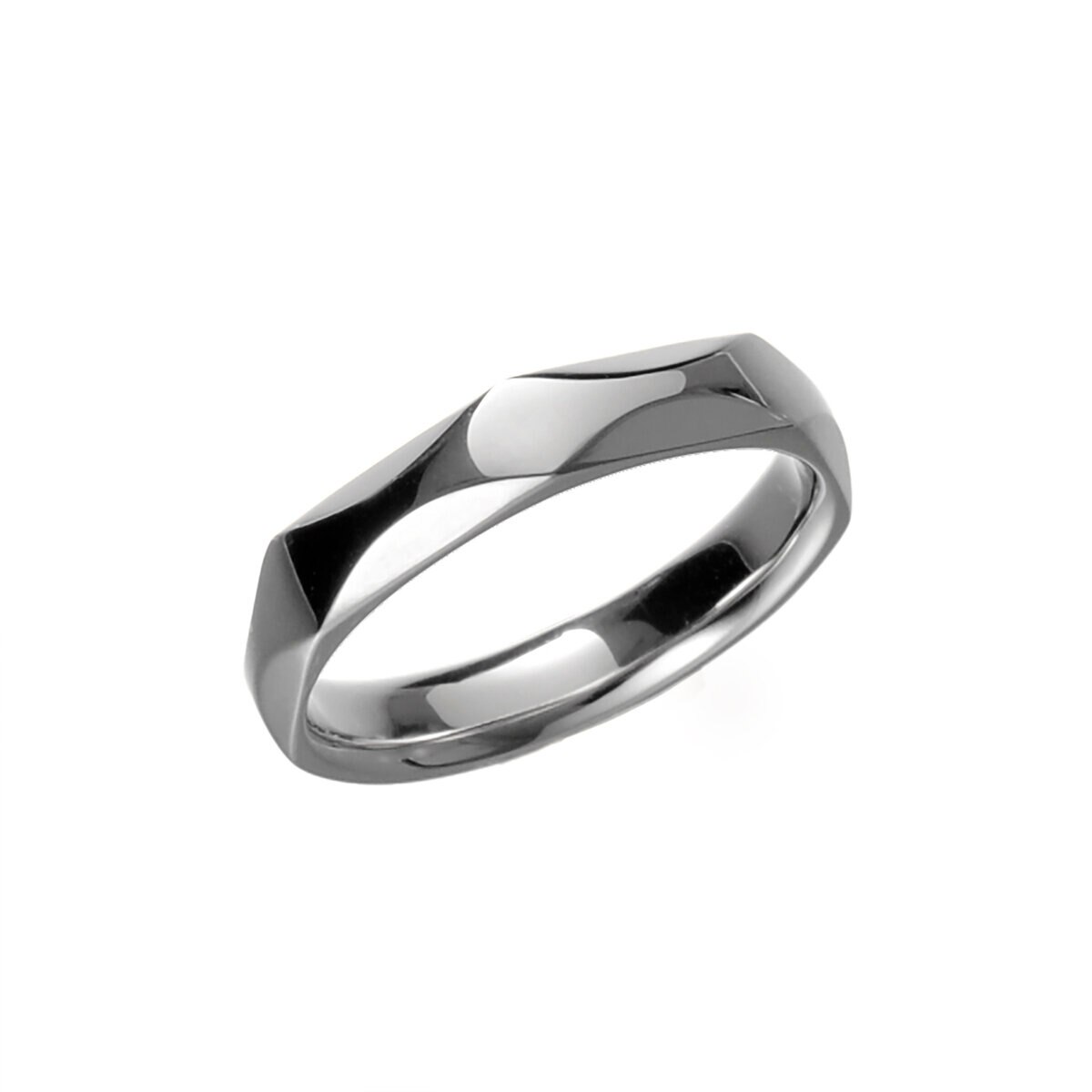プラチナ 950 マリッジリング エスポワール 3.5mm 幅 日本サイズ:17号 刻印あり